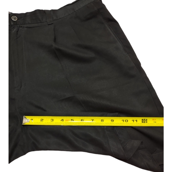 Tommy Bahama Relax Pleated Shorts Mens Size 38 Black 100% Silk - Picture 4 of 14